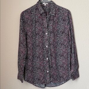 Tyler böe Leopard Print Button Down